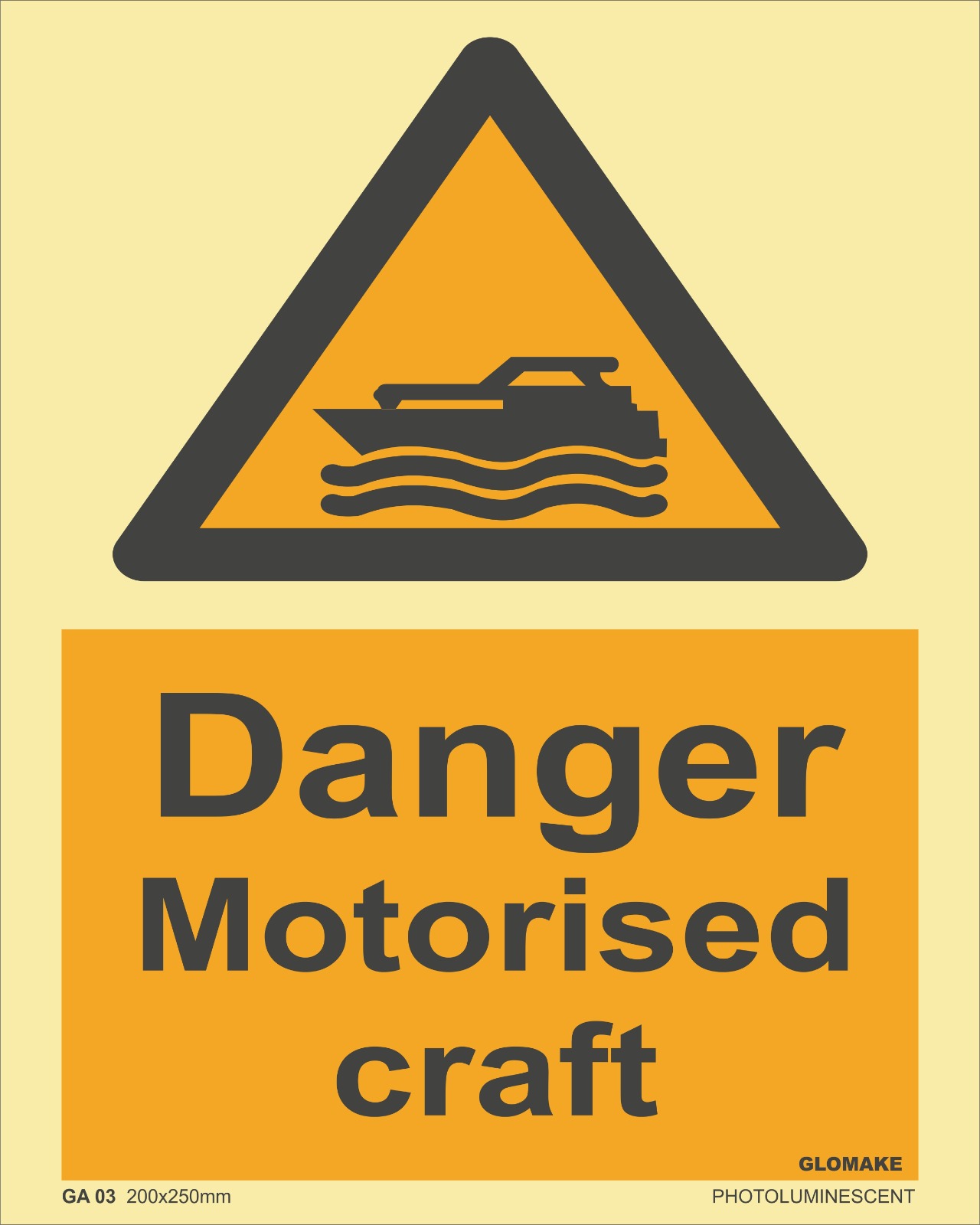 DANGER MOTORISED CRAFTT 
(GA 03)